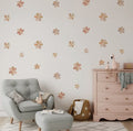 Peel & Stick Fabric Wall Stickers - Flowers