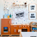 Merry Little Dude Banner - Kids Christmas Decor