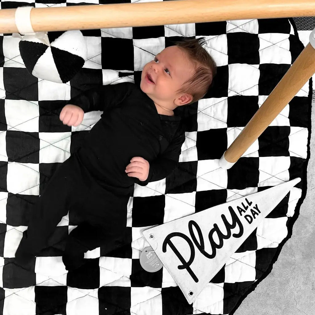 Play All Day Canvas Pennant Flag