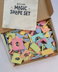 Magic Shape Set - Soft Foam Magnetic Shapes for Building and Play