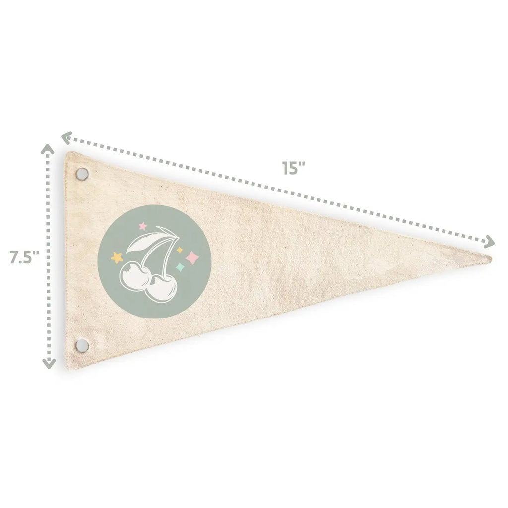 Long Live Childhood Canvas Pennant Flag