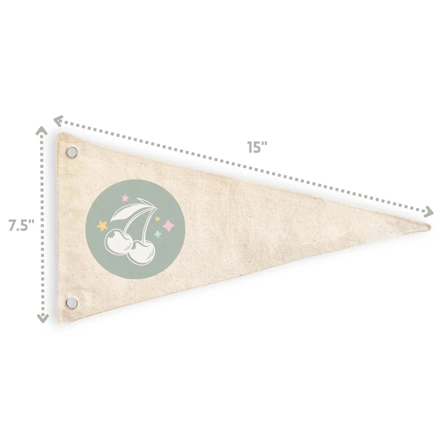 Long Live Childhood Canvas Pennant Flag
