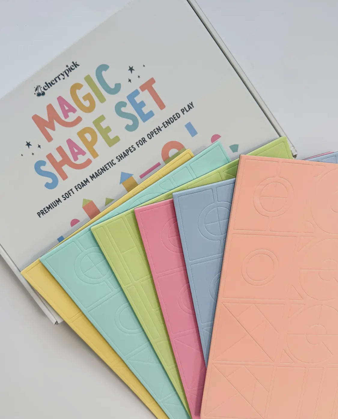 Magic Shape Set - Soft Foam Magnetic Shapes for Building and Play