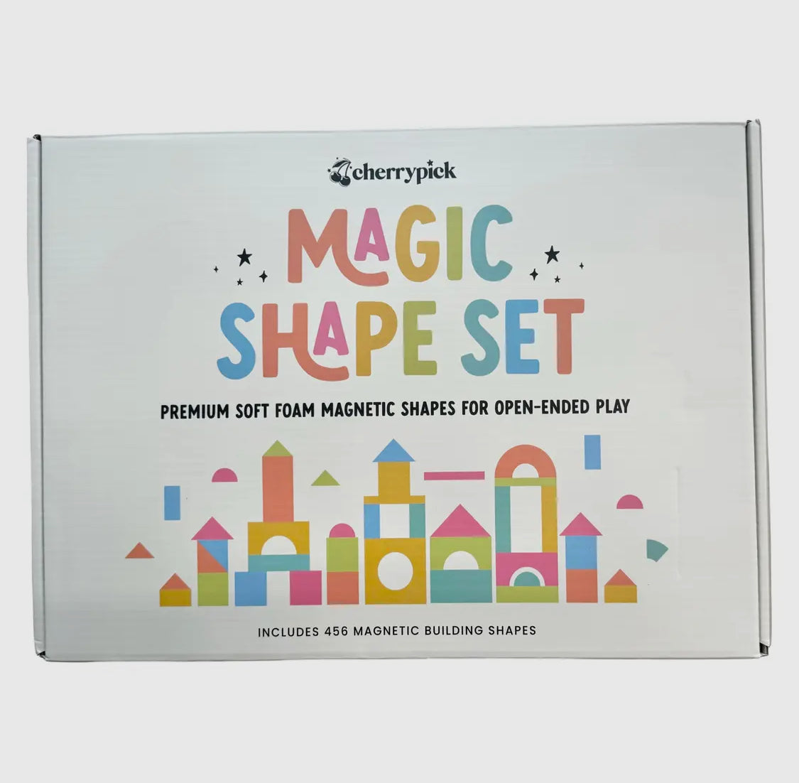 Magic Shape Set - Soft Foam Magnetic Shapes for Building and Play